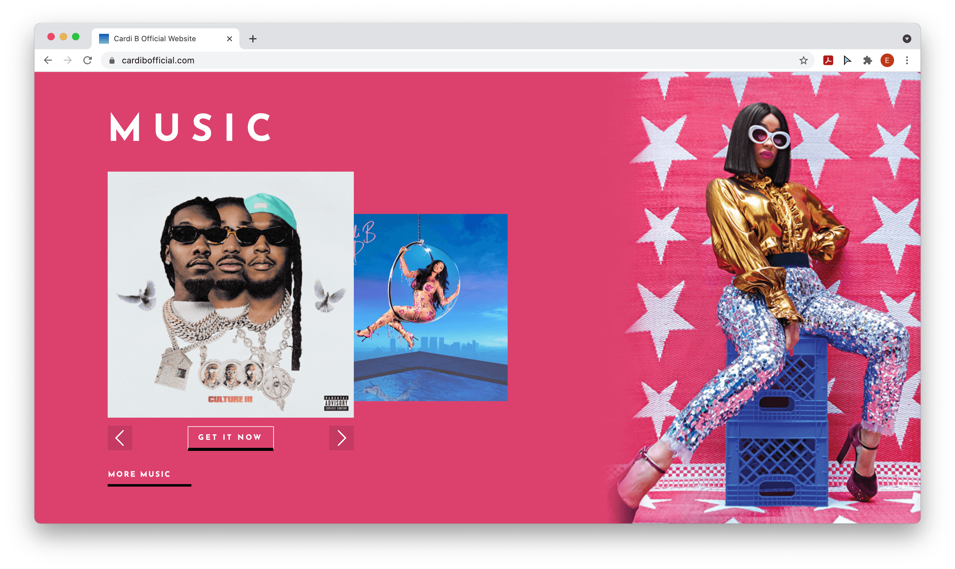 musician offical website